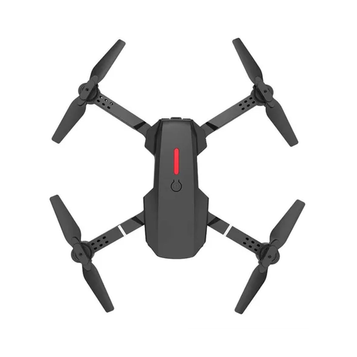 GENERICO - Drone Con Cámara Dual HD Wifi 3 Baterías Y Protectores Color Negro