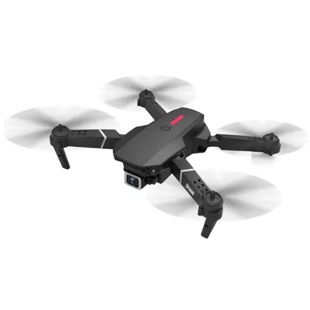 GENERICO - Drone Con Cámara Dual HD Wifi 3 Baterías Y Protectores Color Negro
