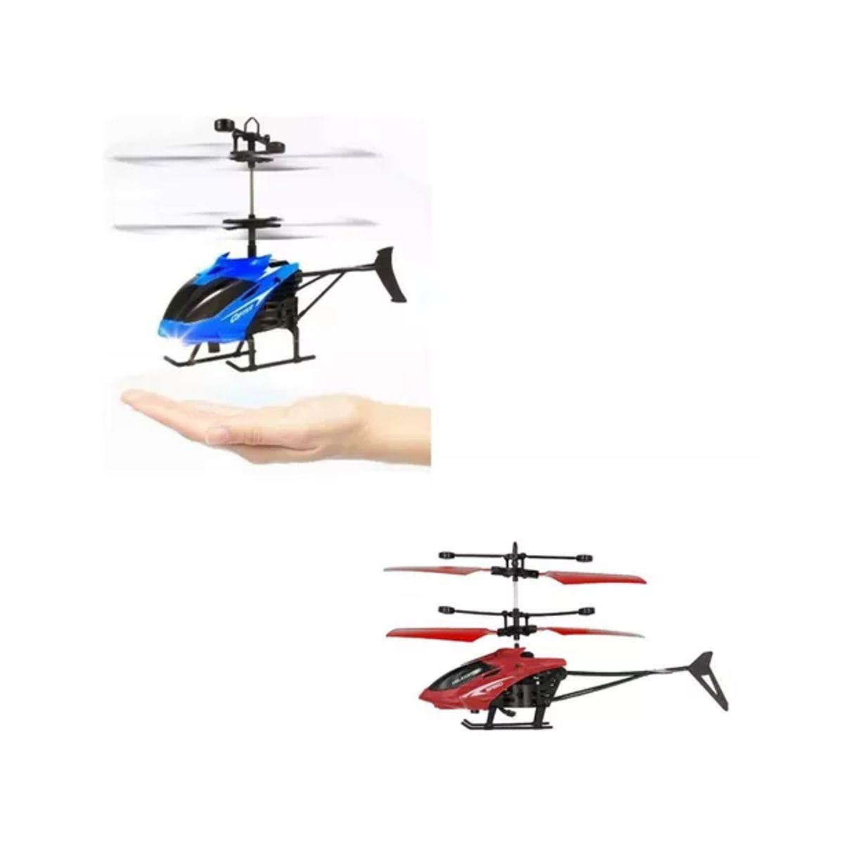 GENERICO - Drone mini helicóptero con sensor juguete volador recargable multicolor
