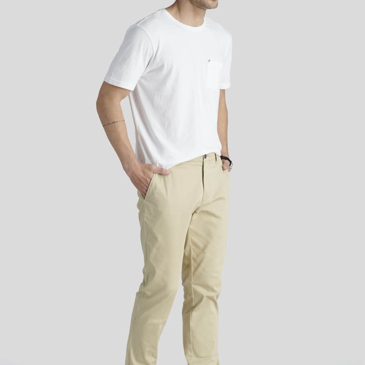 NEW MAN - Pantalón Bagneaux Slim Heritage Beige New Man