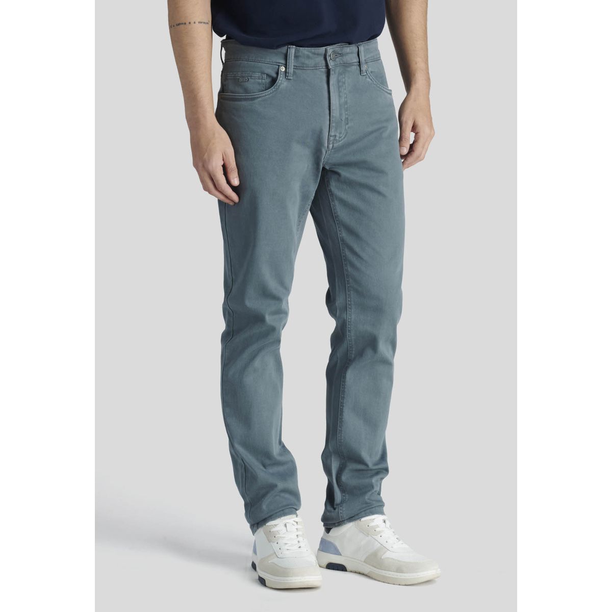 NEW MAN - Pantalón Bruselas Heritage Gris New Man