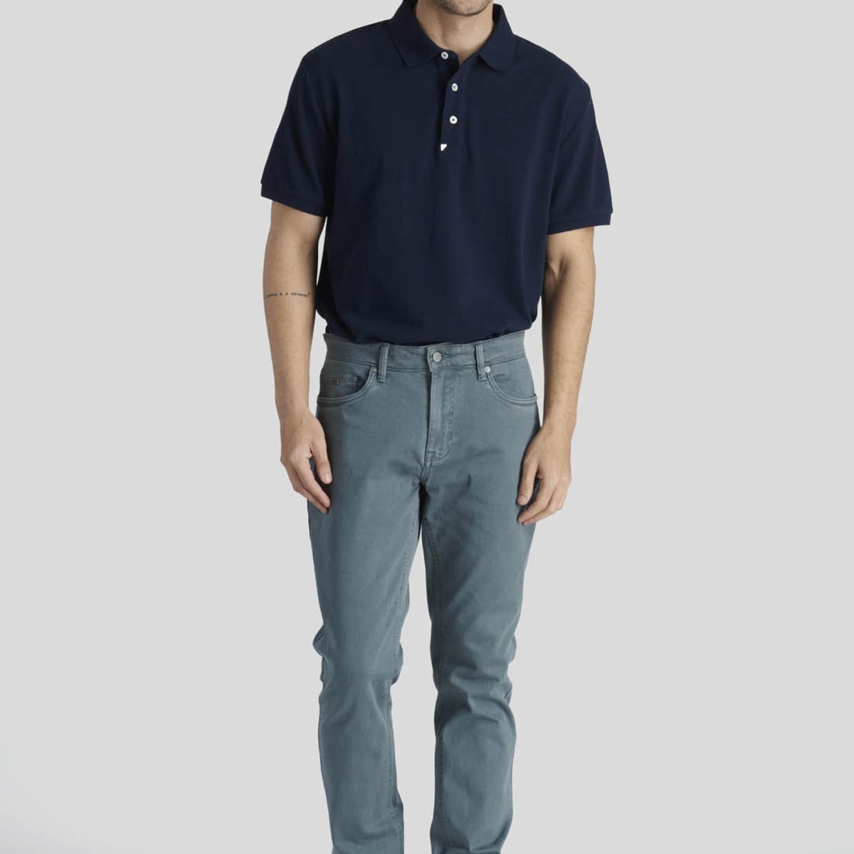 NEW MAN - Pantalón Bruselas Heritage Gris New Man