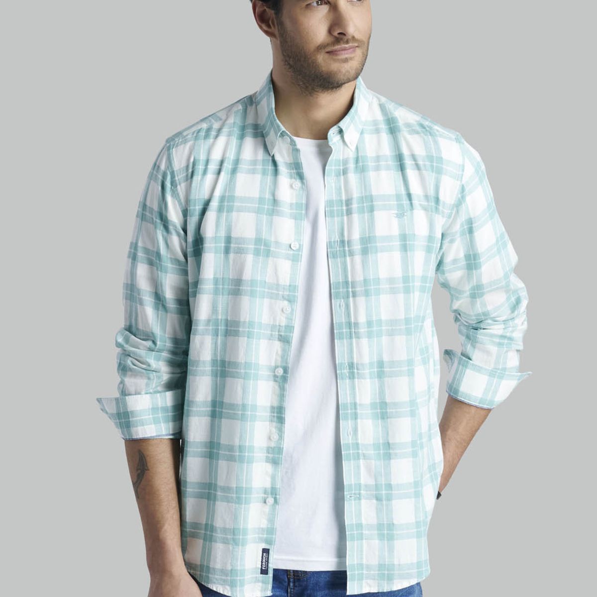 FEROUCH - Camisa Berkeley Verde Ferouch