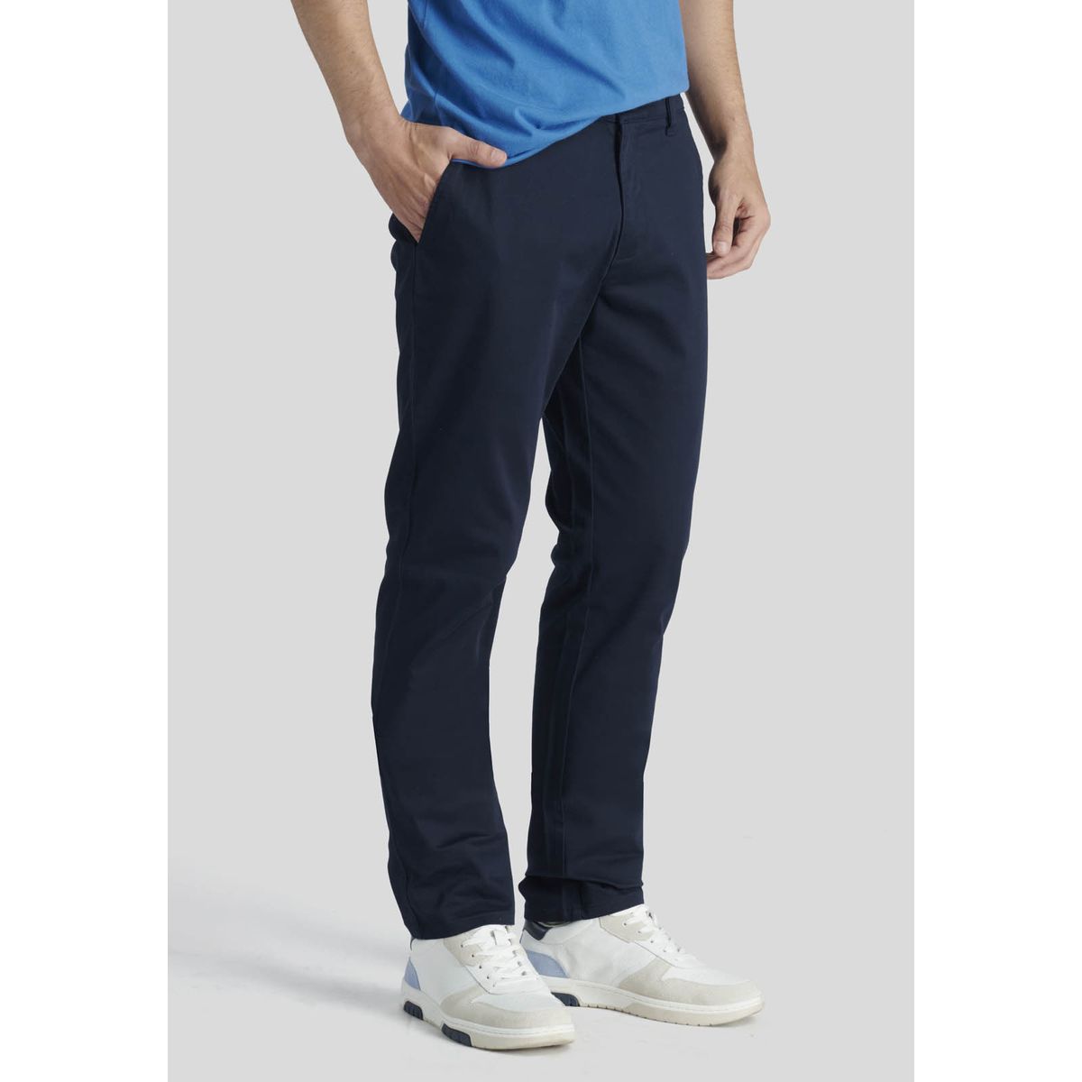 NEW MAN - Pantalón Bagneaux Slim Heritage Azul New Man