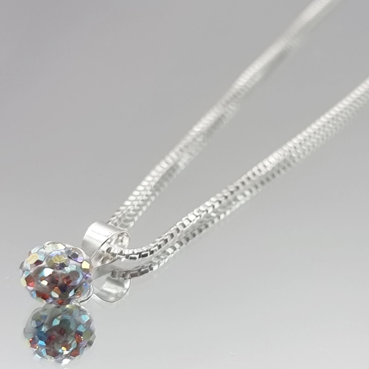 LK LUKSO - Conjunto de Collar y Aros en Plata 925 con Cristal Austriaco