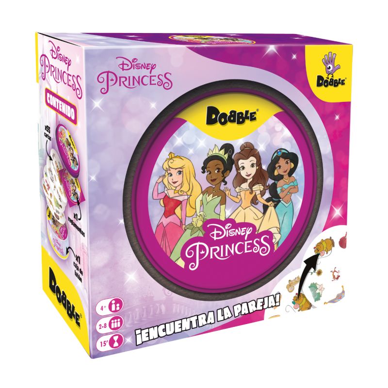 ZYGOMATIC - Dobble Disney Princess Español - Juego de Mesa
