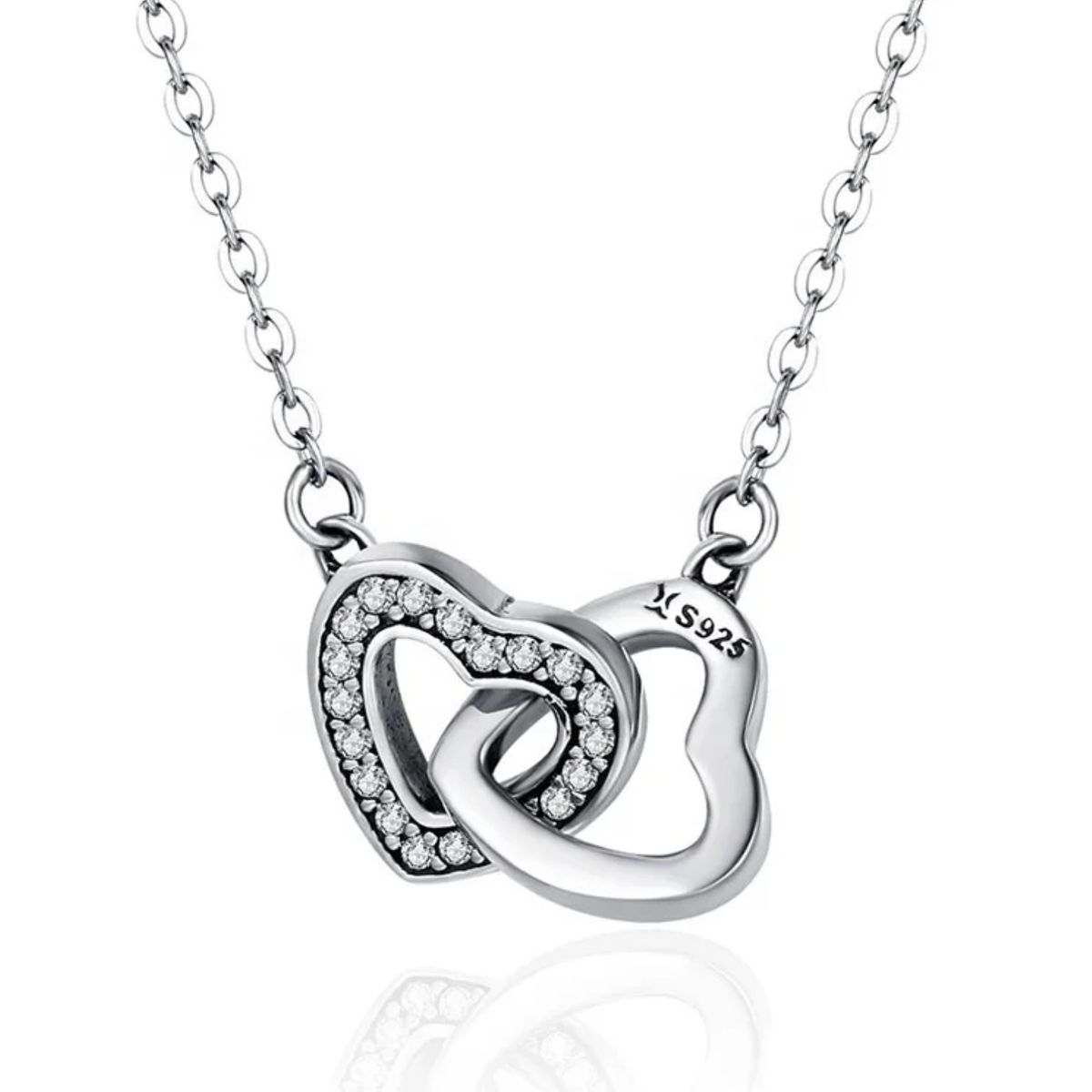 LK LUKSO - Collar Colgante Corazón en Plata 925 