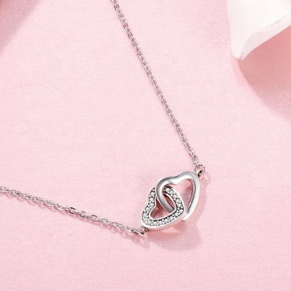 LK LUKSO - Collar Colgante Corazón en Plata 925 