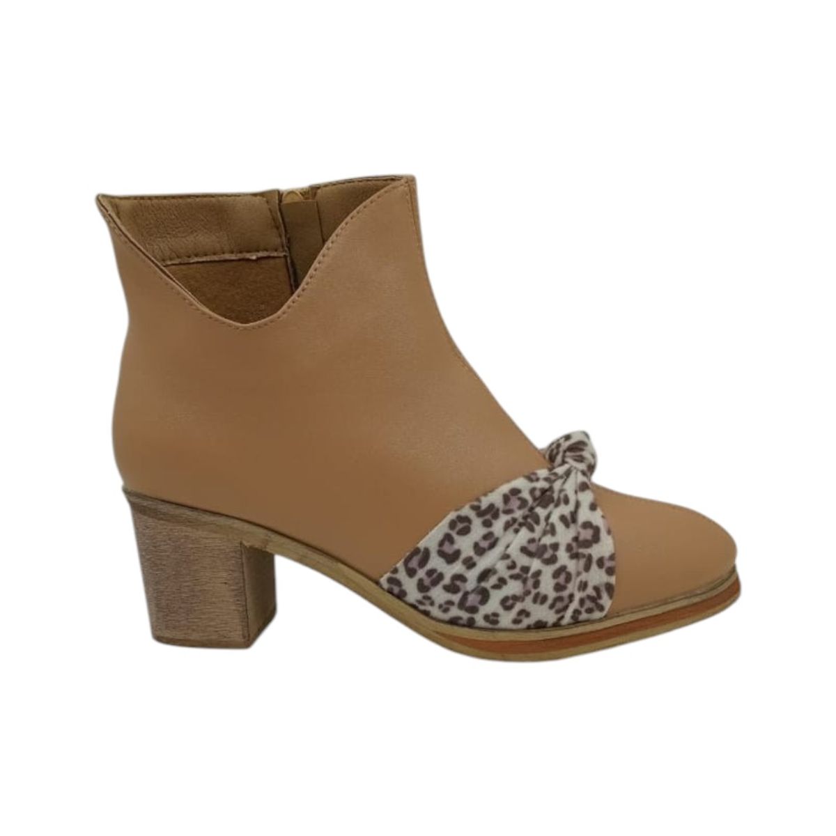 HERIEL - Botín Beige Print  Mujer