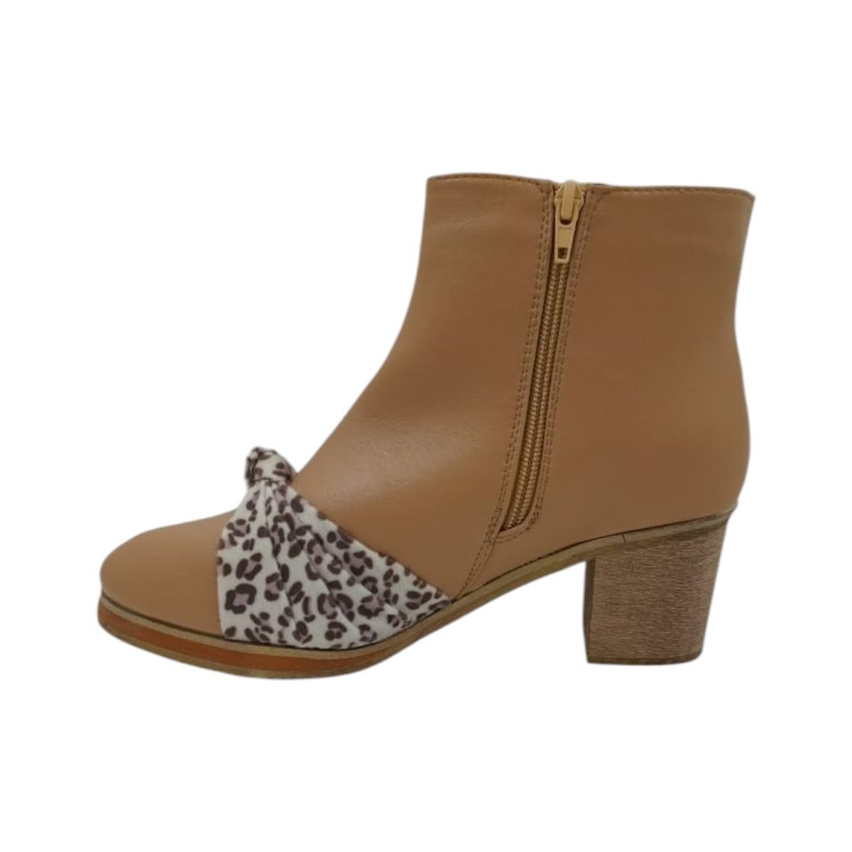 HERIEL - Botín Beige Print  Mujer