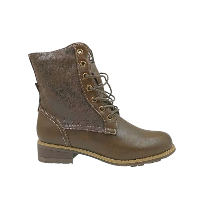 HERIEL - Bota Verde Baja Mujer