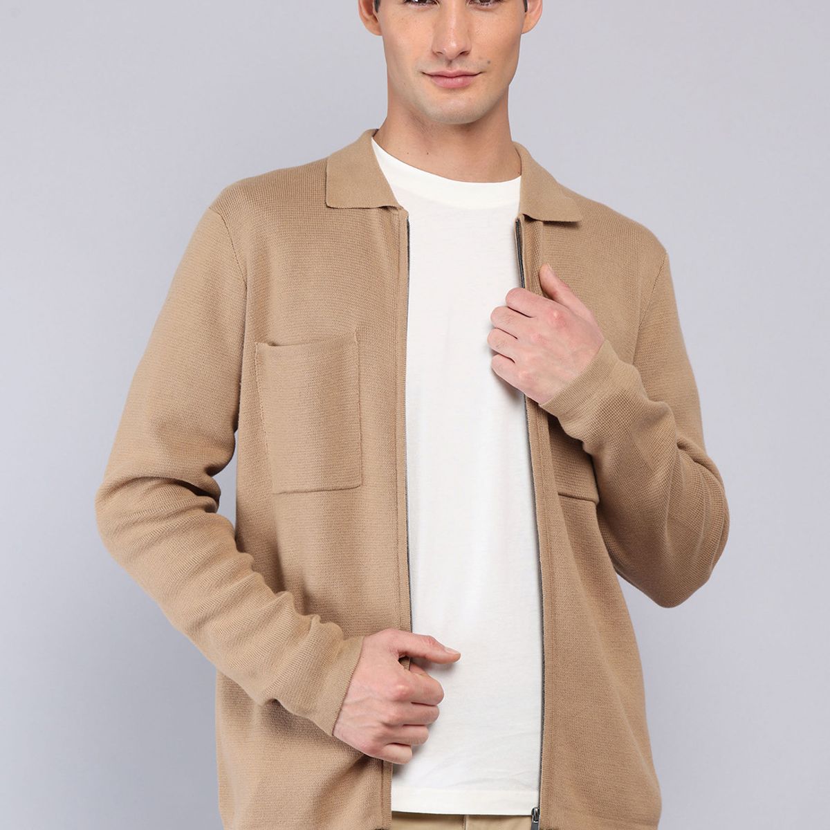 ARROW - Sweater Liso Con Cierre Arrow ARROW