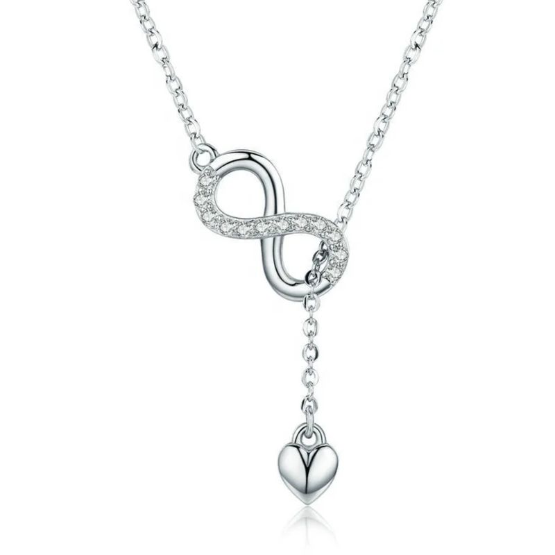 GENERICO - Collar Infinito en Plata 925