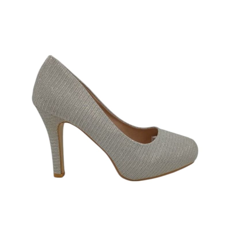 HERIEL - Zapato Gris Taco Mujer