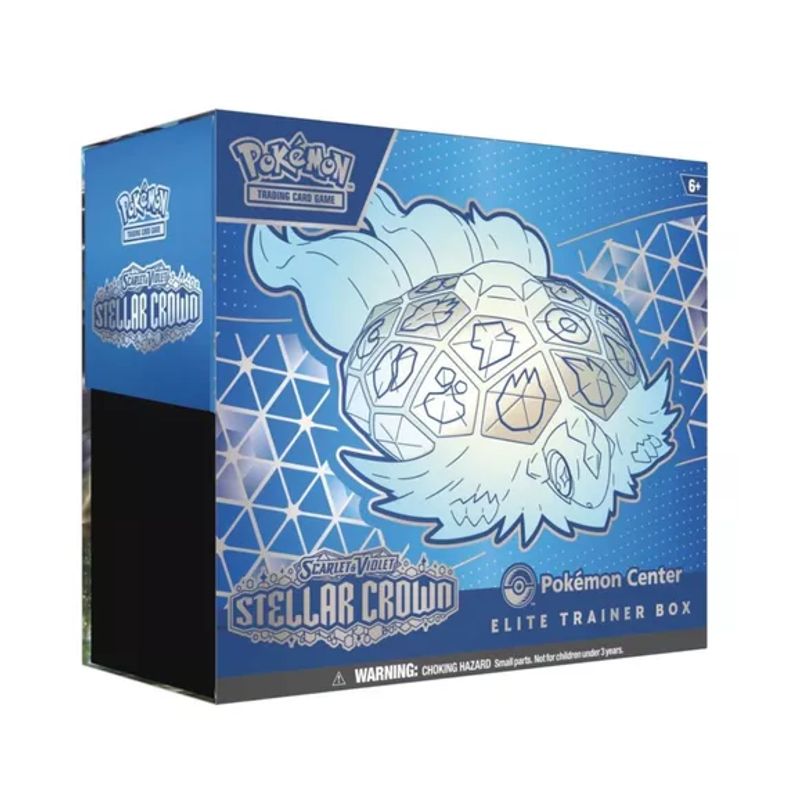GENERICO - Pokémon stellar crown etb elite trainer box inglés azul