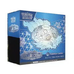 GENERICO - Pokémon stellar crown etb elite trainer box inglés azul
