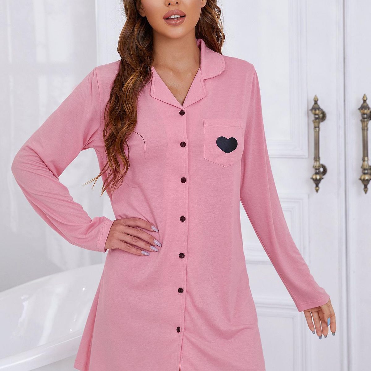 VELVET - Bata Vincenza Algodón Rosado Mujer