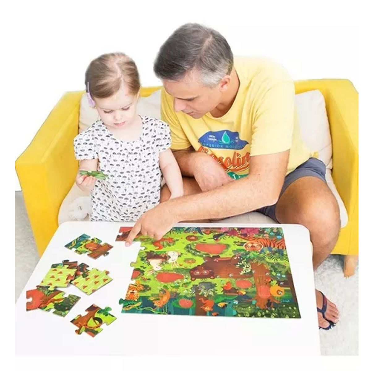 GENERICO - Puzzle El bosque secreto Mideer rompecabezas color verde