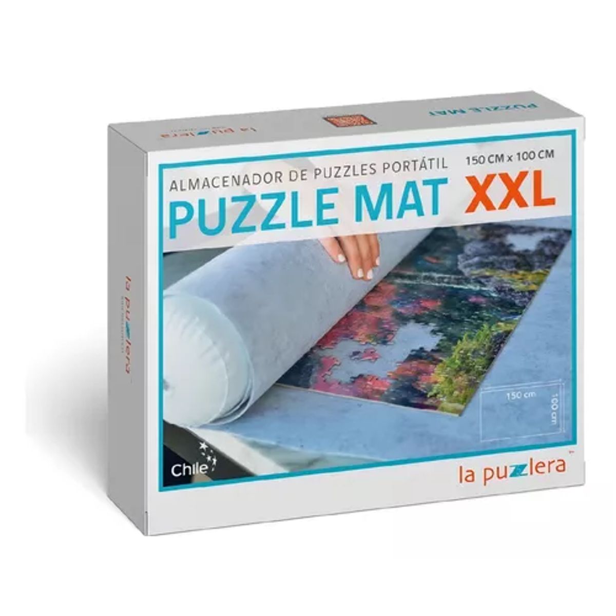 GENERICO - Puzzle mat XXL 100 x 150 cm almacenador de puzzle portátil