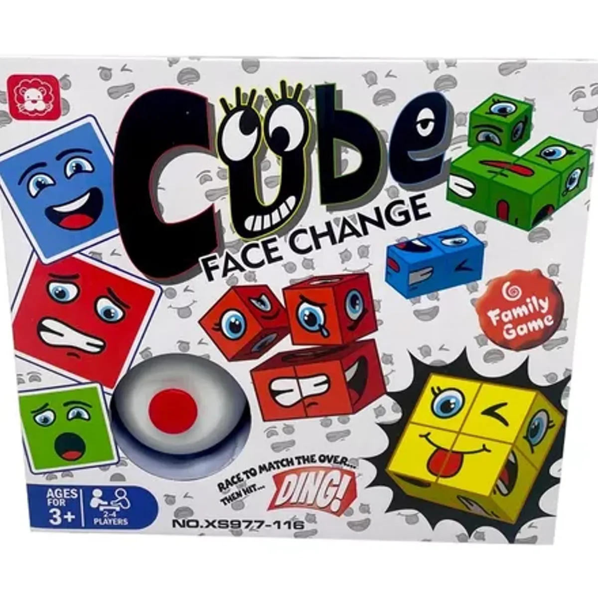 GENERICO - Puzzle expresiones ccampana juguete didáctico color blanco