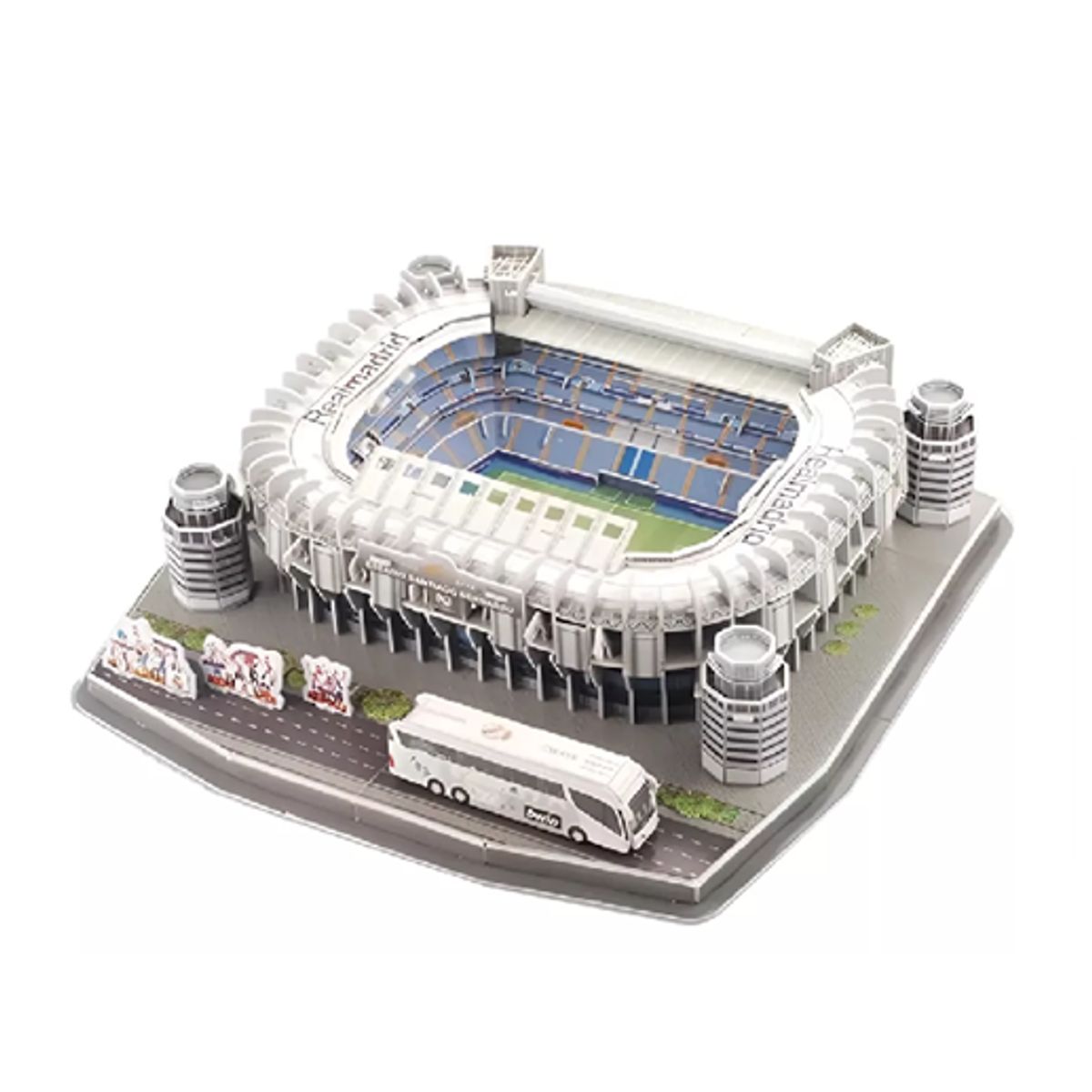 GENERICO - Puzzle 3d estadio santiago bernabéu real madrid multicolor