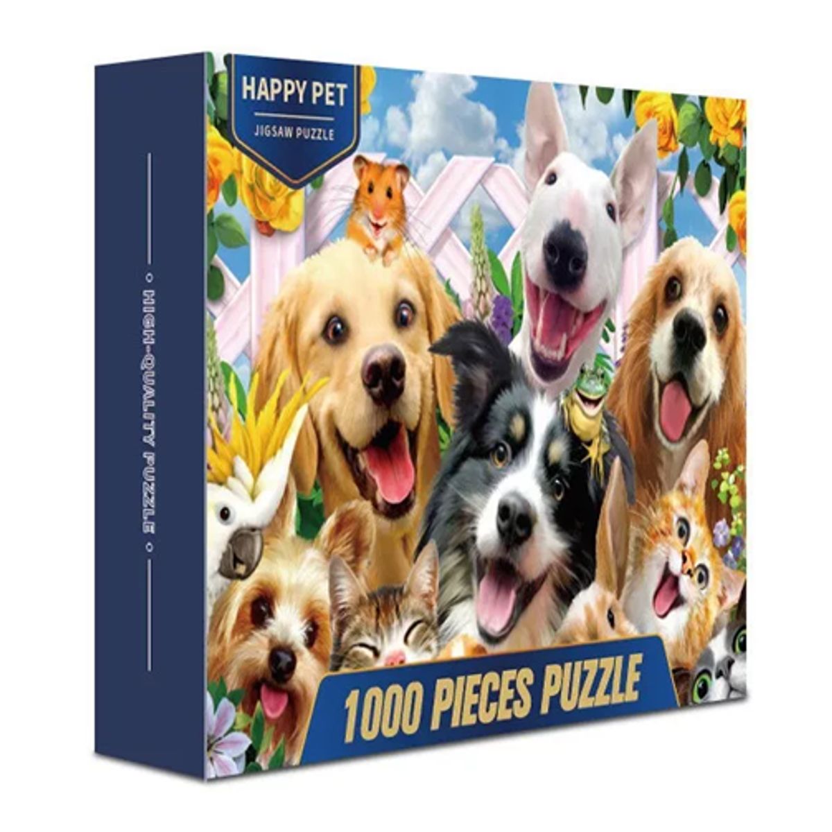 GENERICO - Rompecabezas  x lindos perros multicolor