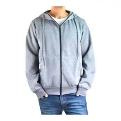 HERIEL - Polerón Hombre Interior Polar Cierre-Gorro