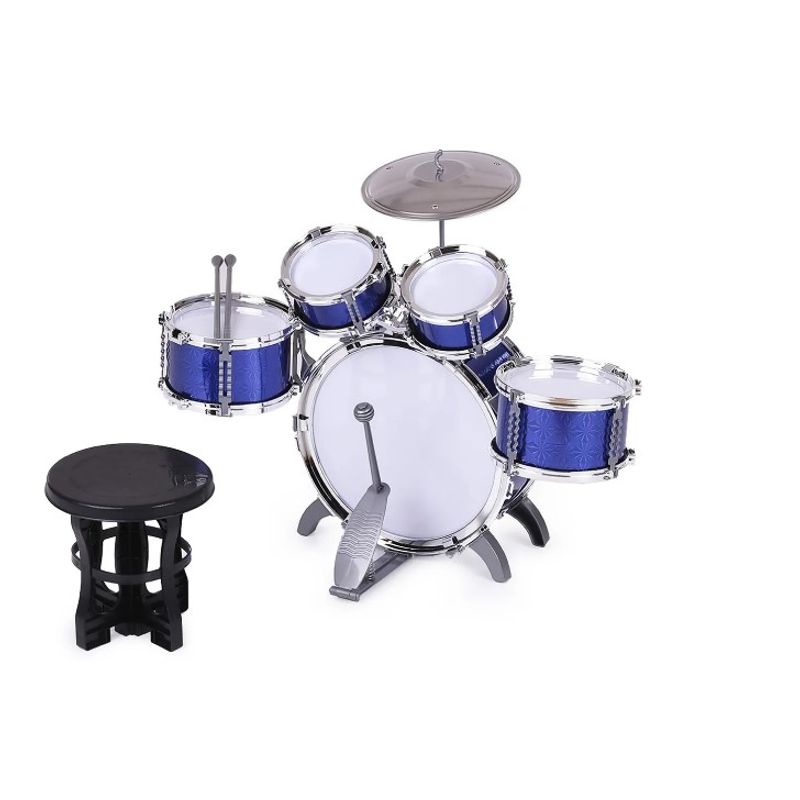 GENERICO - bateria musical juguete niño azul
