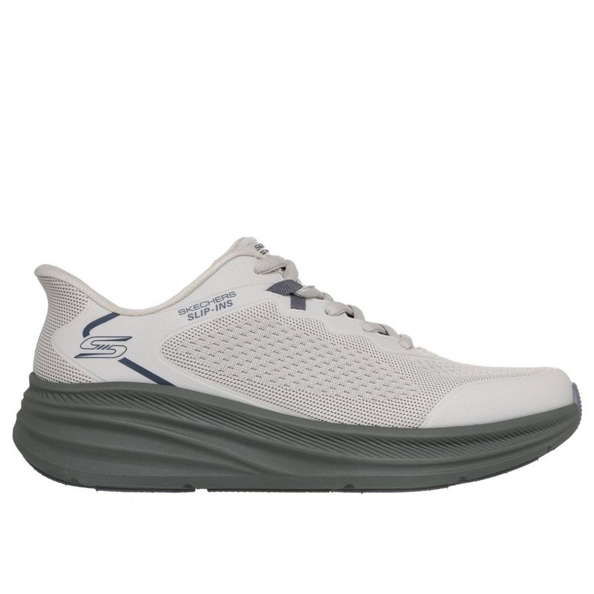SKECHERS - Zapatillas Hombre Slip-ins Bobs Skillz Beige Skechers