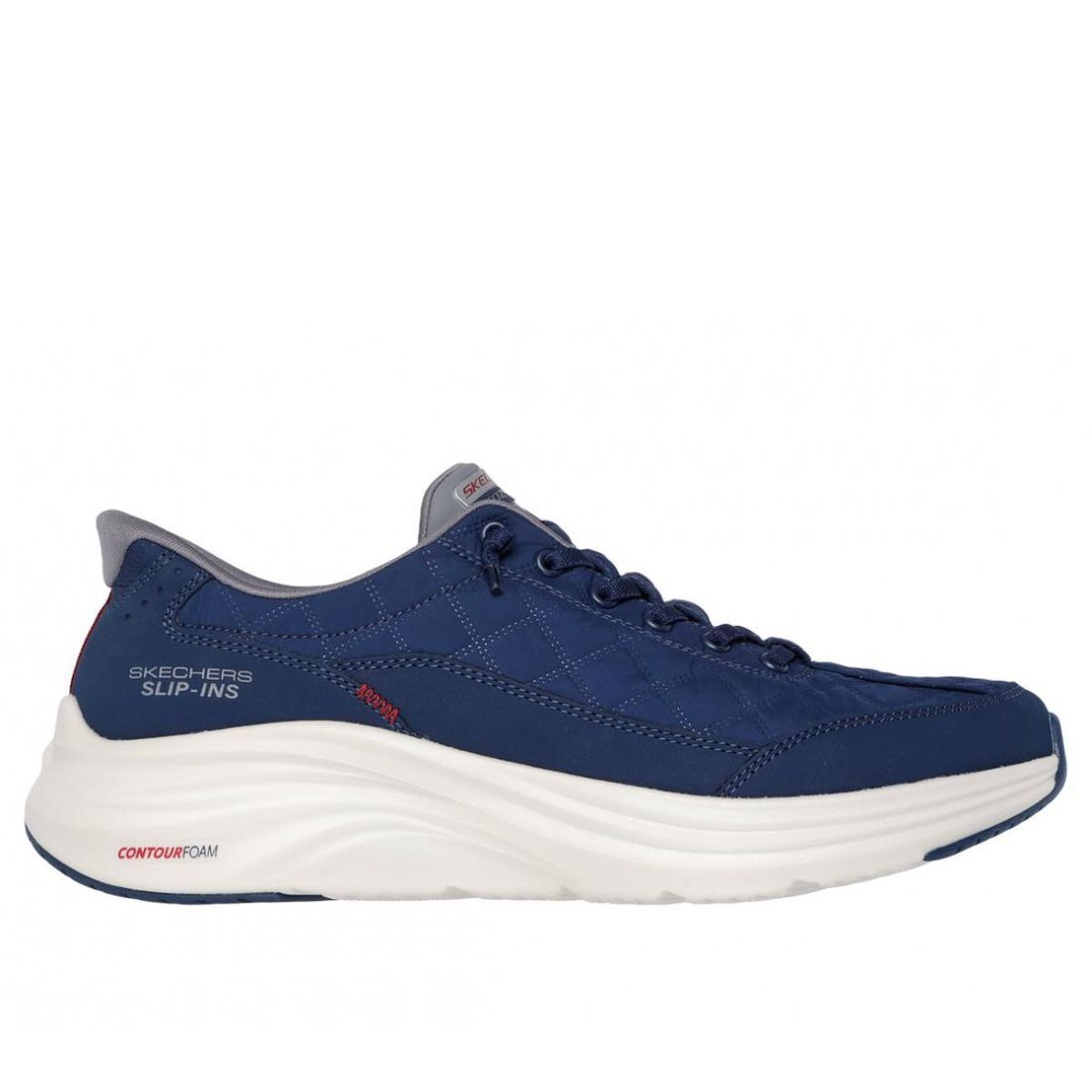 SKECHERS - Zapatillas Hombre Slipins Contour Foam Cozy Fit Azul Skechers