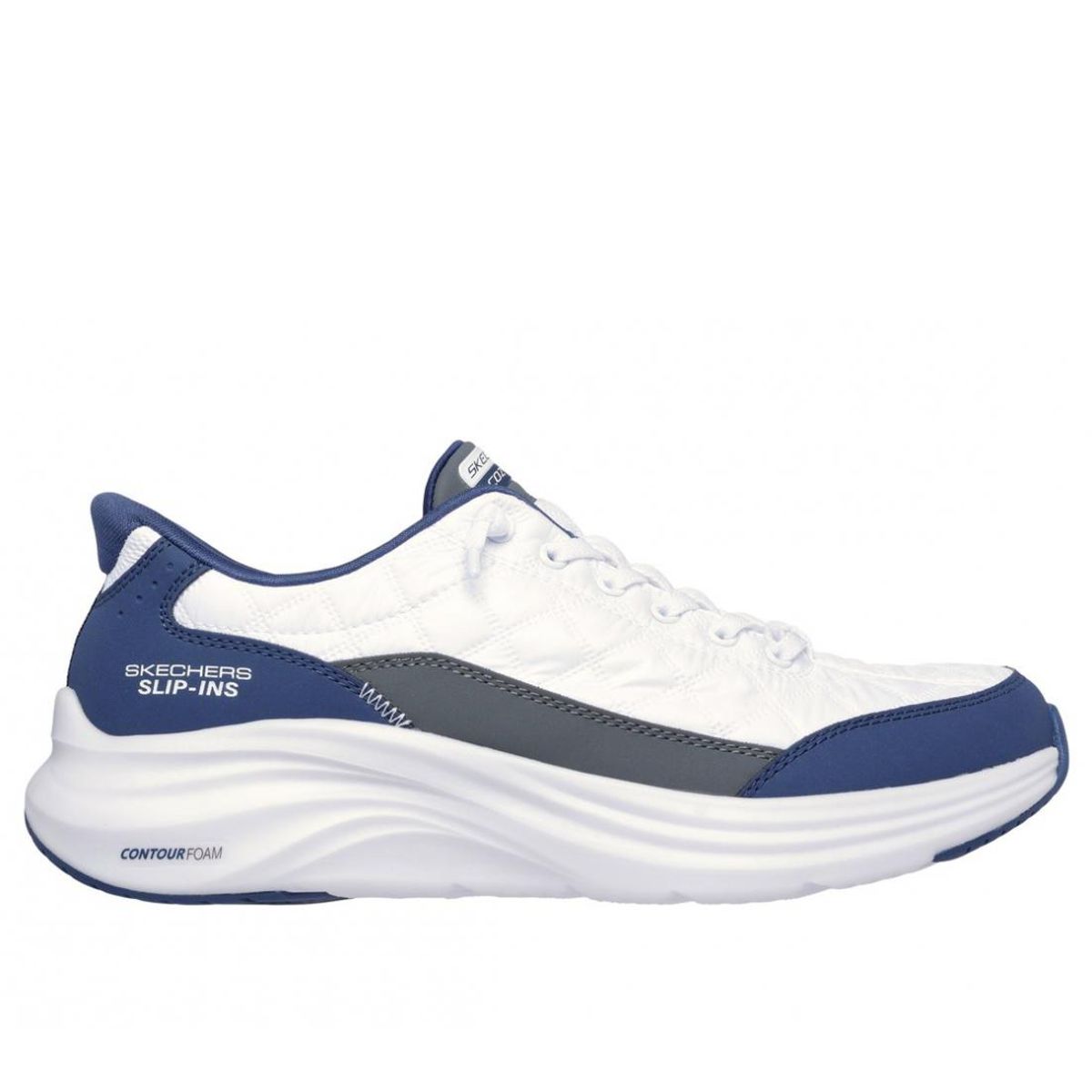 SKECHERS - Zapatillas Hombre Slipins Contour Foam Cozy Fit Blanco Skechers