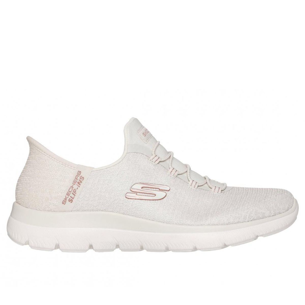 SKECHERS - Zapatillas Mujer Slip-ins Summits Lunar Glow Beige Skechers