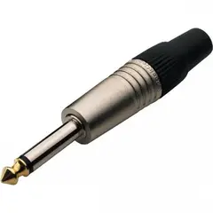 ROCKCABLE - Conector jack 14 pulgada mono Rockbag RCL10002P