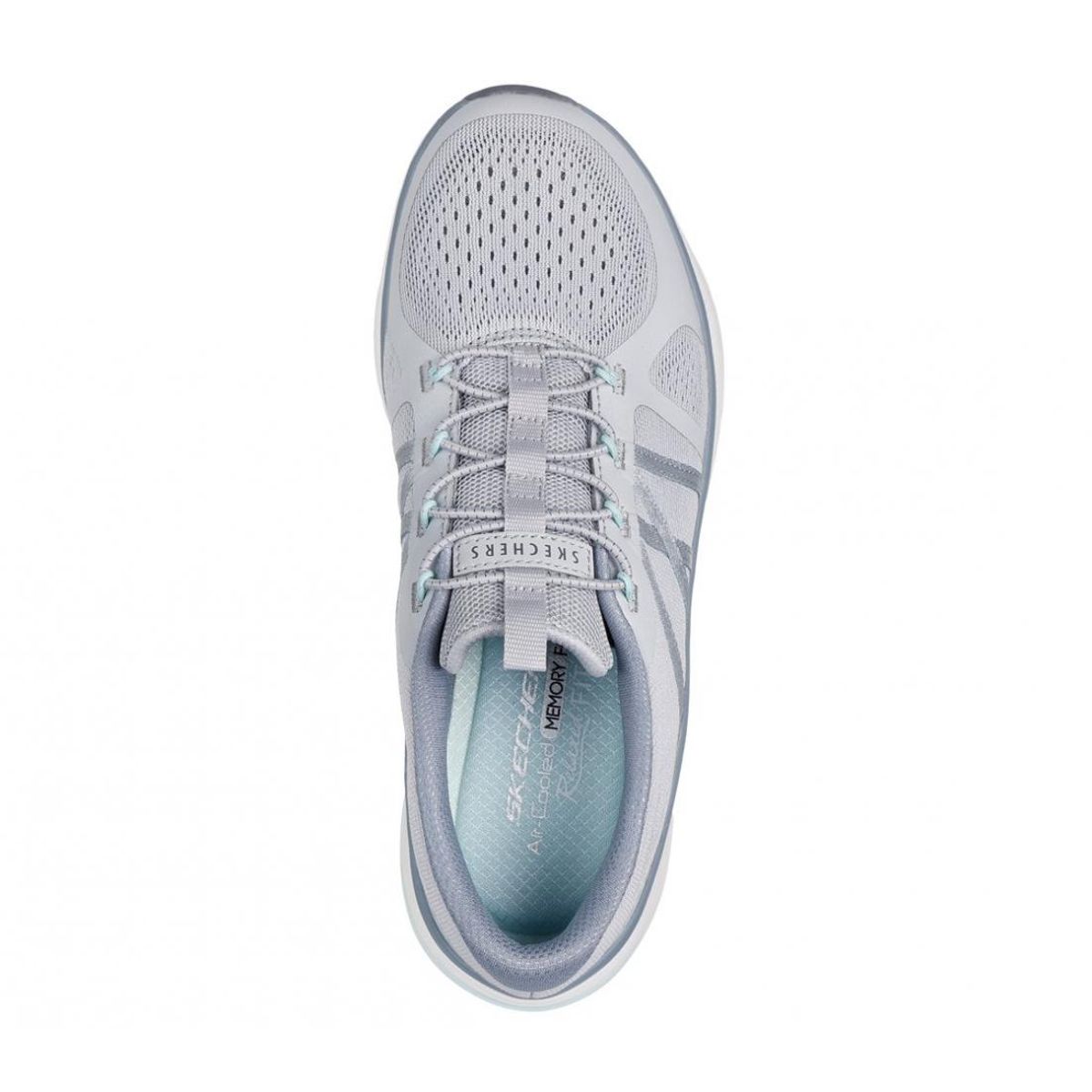 SKECHERS - Zapatillas Mujer DLux Comfort 20 Gris Skechers