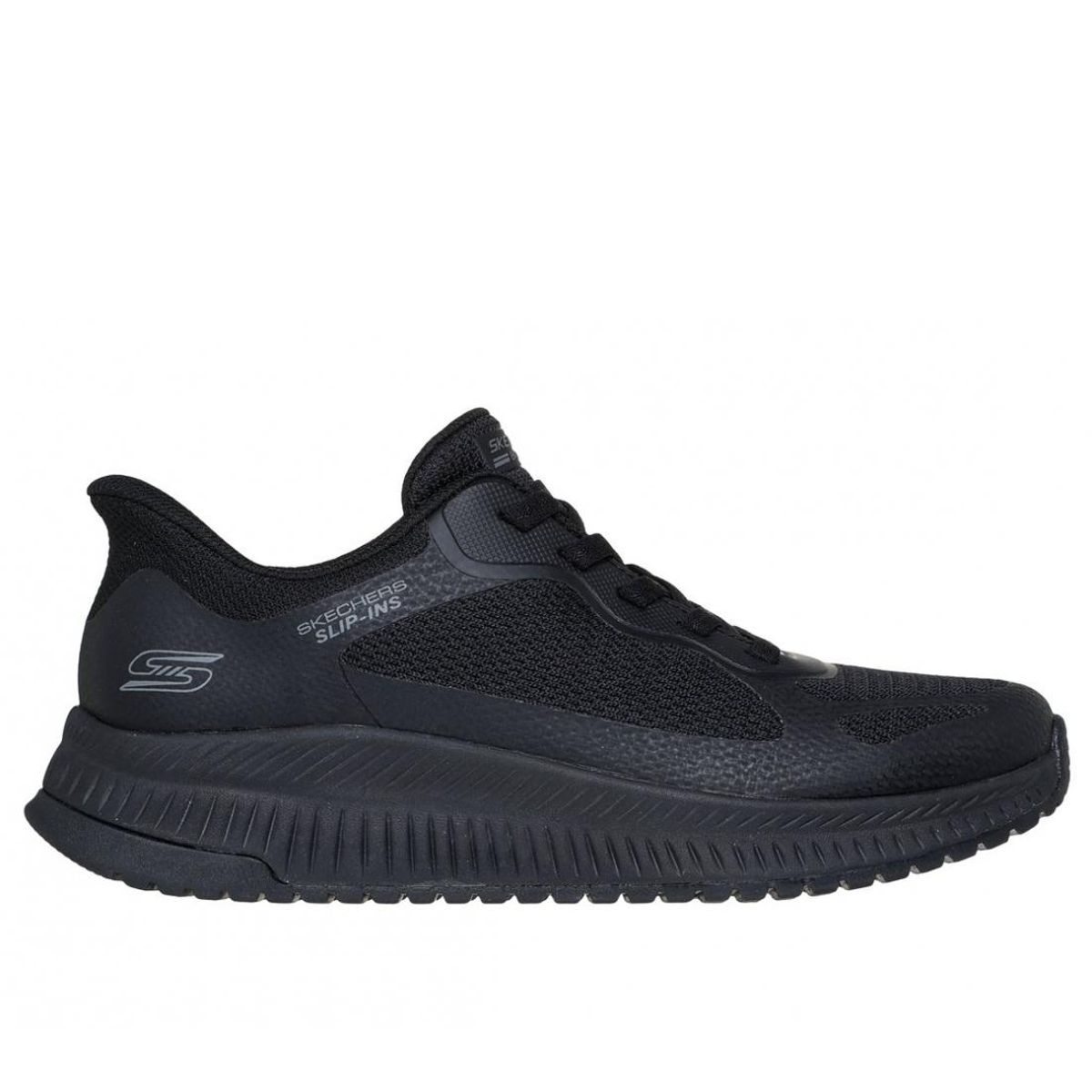 SKECHERS - Zapatillas Mujer Slip-ins Bobs Squad 4 Negro BK Skechers
