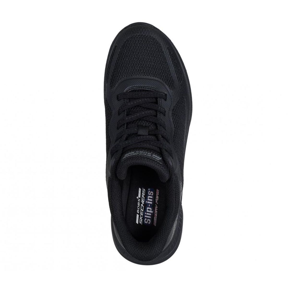 SKECHERS - Zapatillas Mujer Slip-ins Bobs Squad 4 Negro BK Skechers