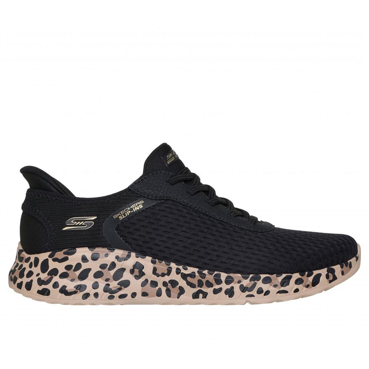 SKECHERS - Zapatillas Mujer Slip-ins Bobs Squad Chaos Negro BL Skechers