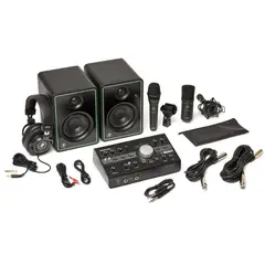 MACKIE - Pack Home Studio Bundle Interface Monitores Mics