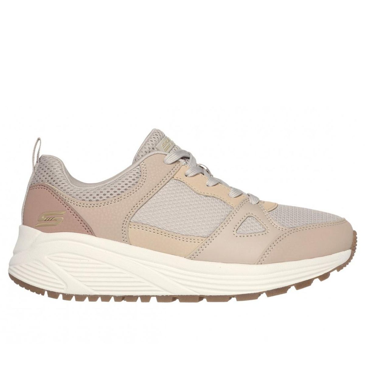 SKECHERS - Zapatillas Mujer Bobs Sparrow20 RetroClean Beige MT Skechers