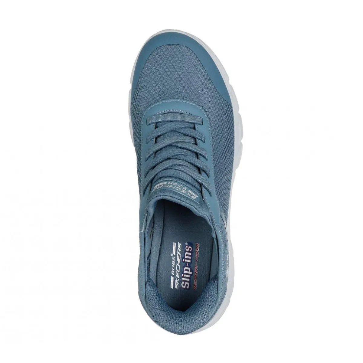 SKECHERS - Zapatillas Mujer Slip-ins Bobs B Flex Hi Azul ST Skechers