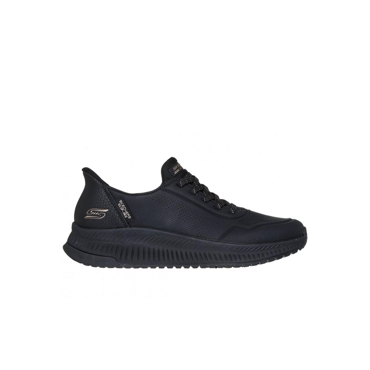 SKECHERS - Zapatillas Mujer Slip-ins Bobs Squad 4-Negro BBK Skechers