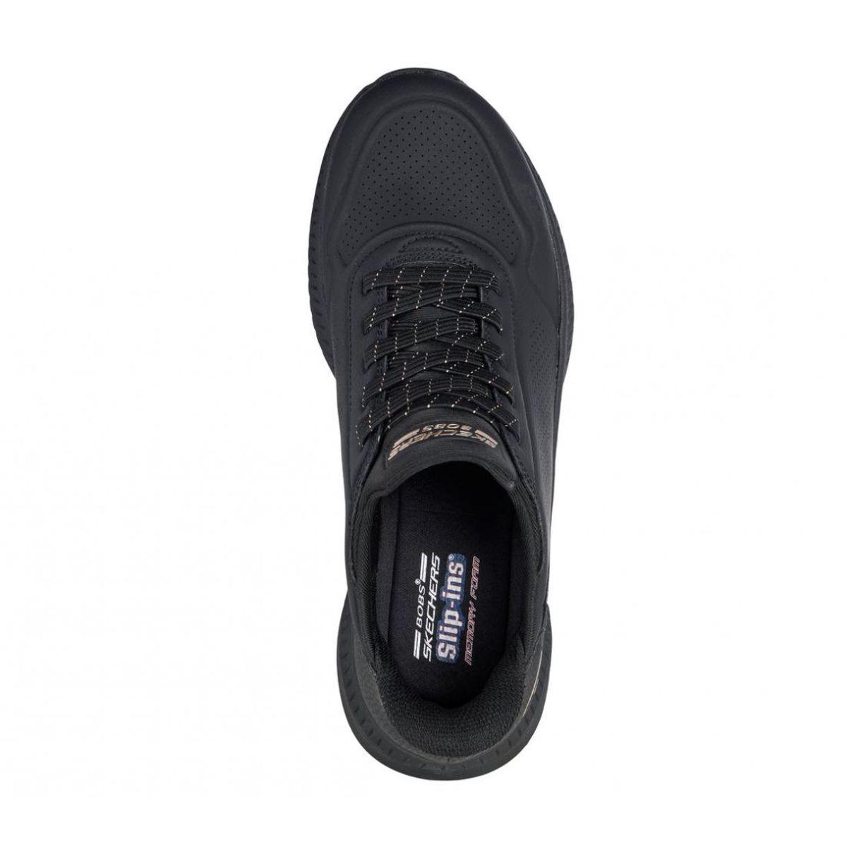 SKECHERS - Zapatillas Mujer Slip-ins Bobs Squad 4-Negro BBK Skechers