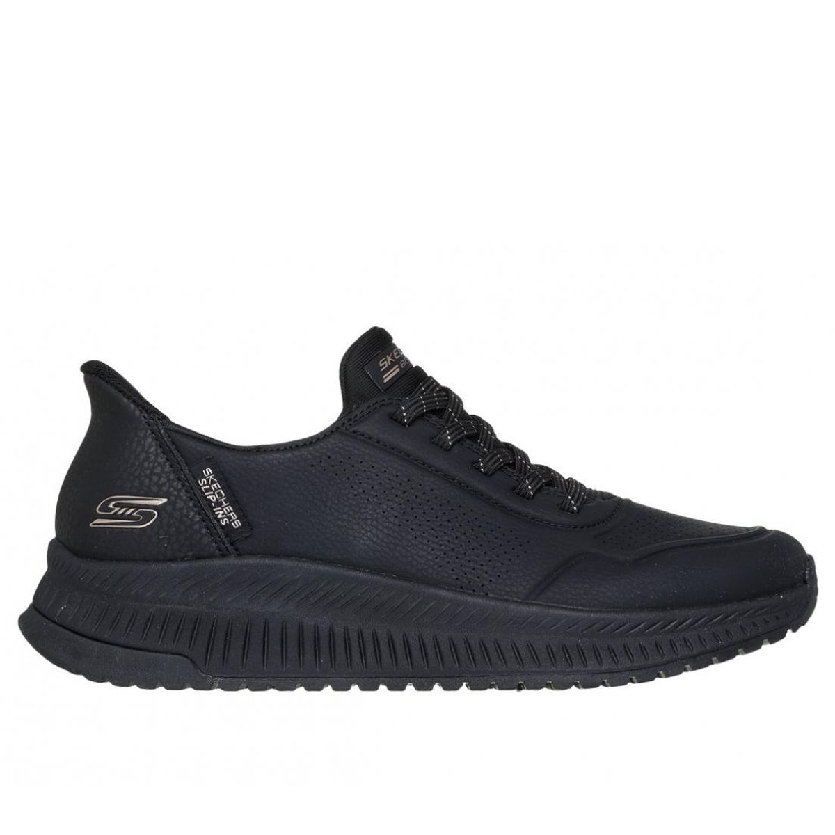 SKECHERS - Zapatillas Mujer Slip-ins Bobs Squad 4-Negro BBK Skechers