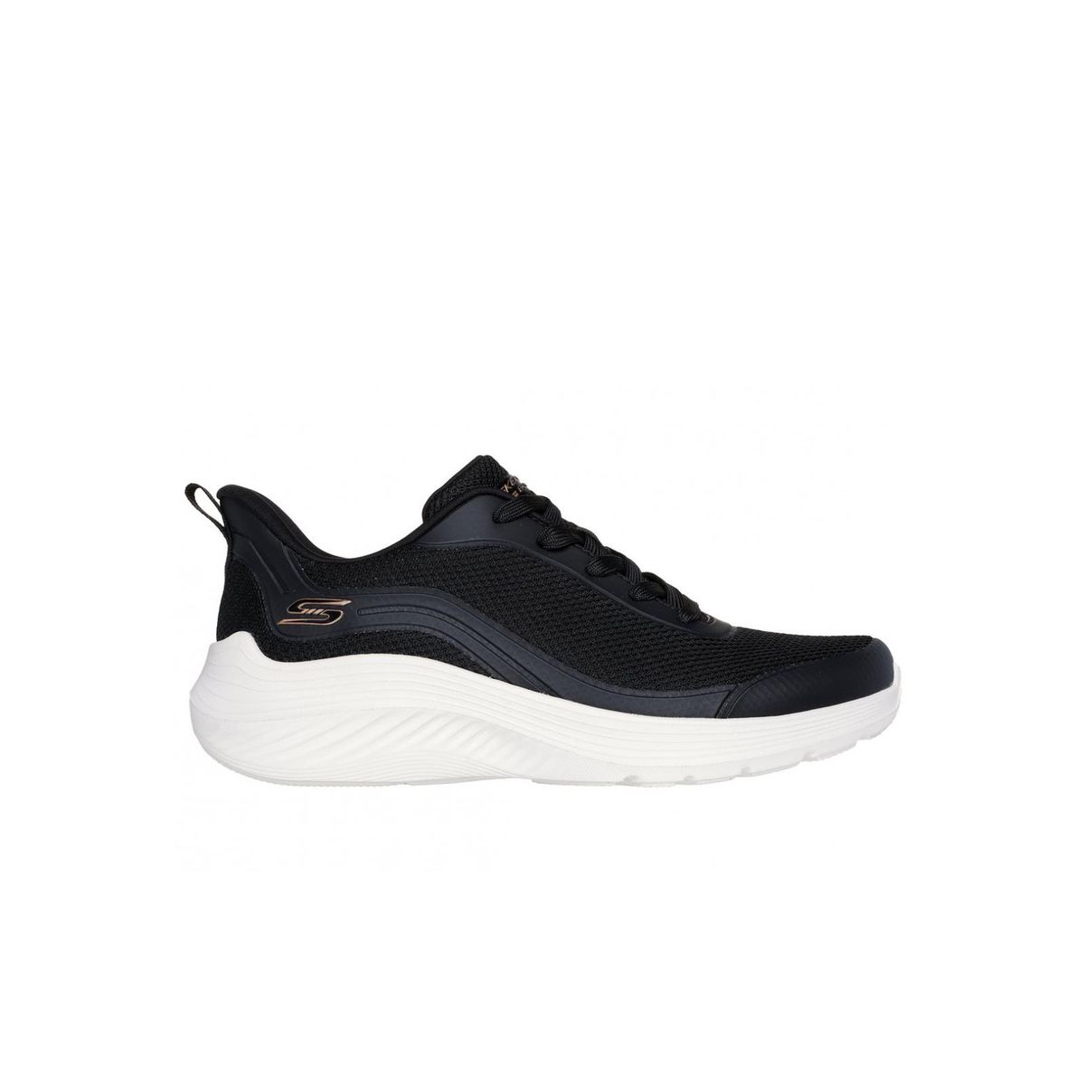 SKECHERS - Zapatillas Mujer Slip-ins Bobs Squad Waves Negro BL Skechers