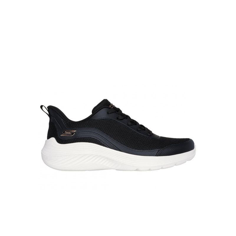 SKECHERS - Zapatillas Mujer Slip-ins Bobs Squad Waves Negro BL Skechers