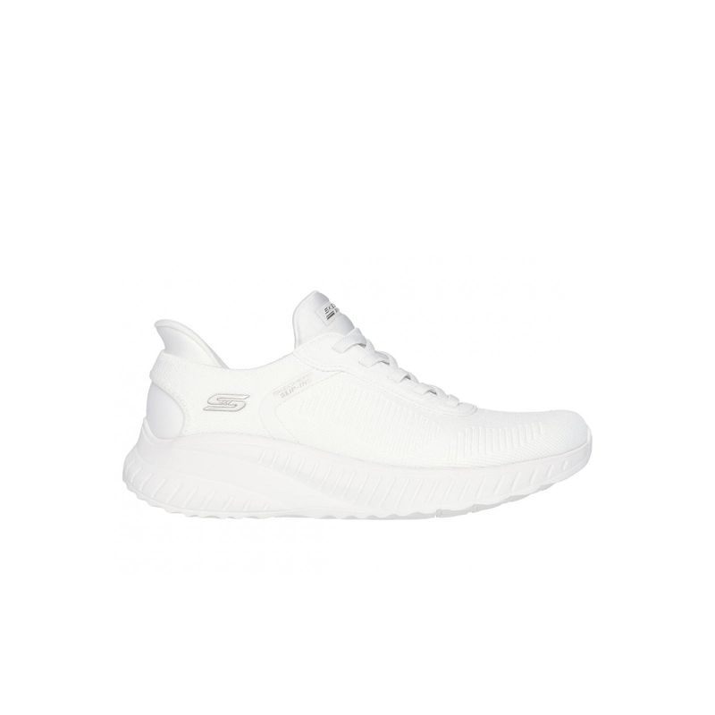 SKECHERS - Zapatillas Mujer Slipins Bobs Squad Chaos Beige Skechers