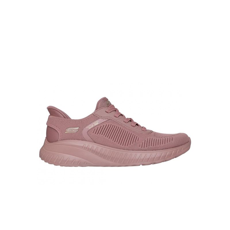 SKECHERS - Zapatillas Mujer Slipins Bobs Squad Chaos Rosado Skechers