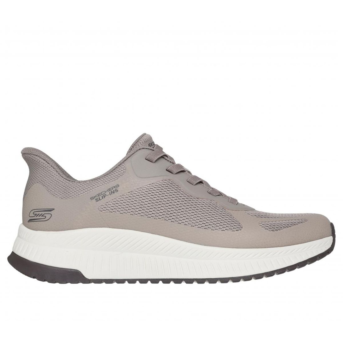 SKECHERS - Zapatillas Hombre Slipins BobsSportSquadChaos4 Beige Skechers