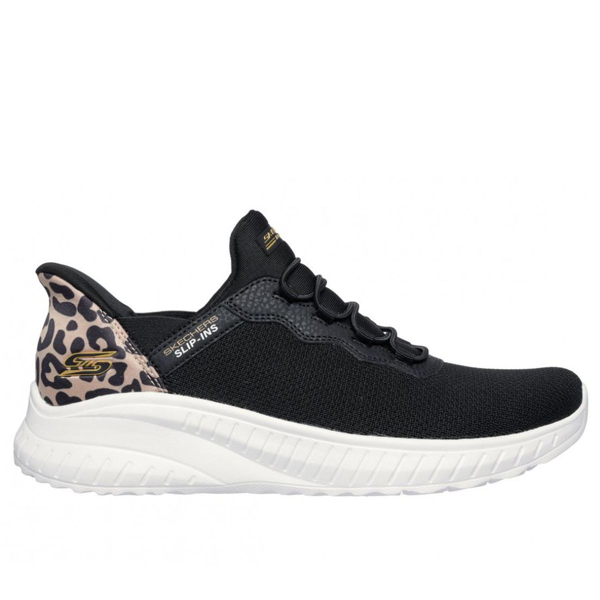SKECHERS - Zapatillas Mujer Slip-ins BobsSquadChaos Negro Skechers