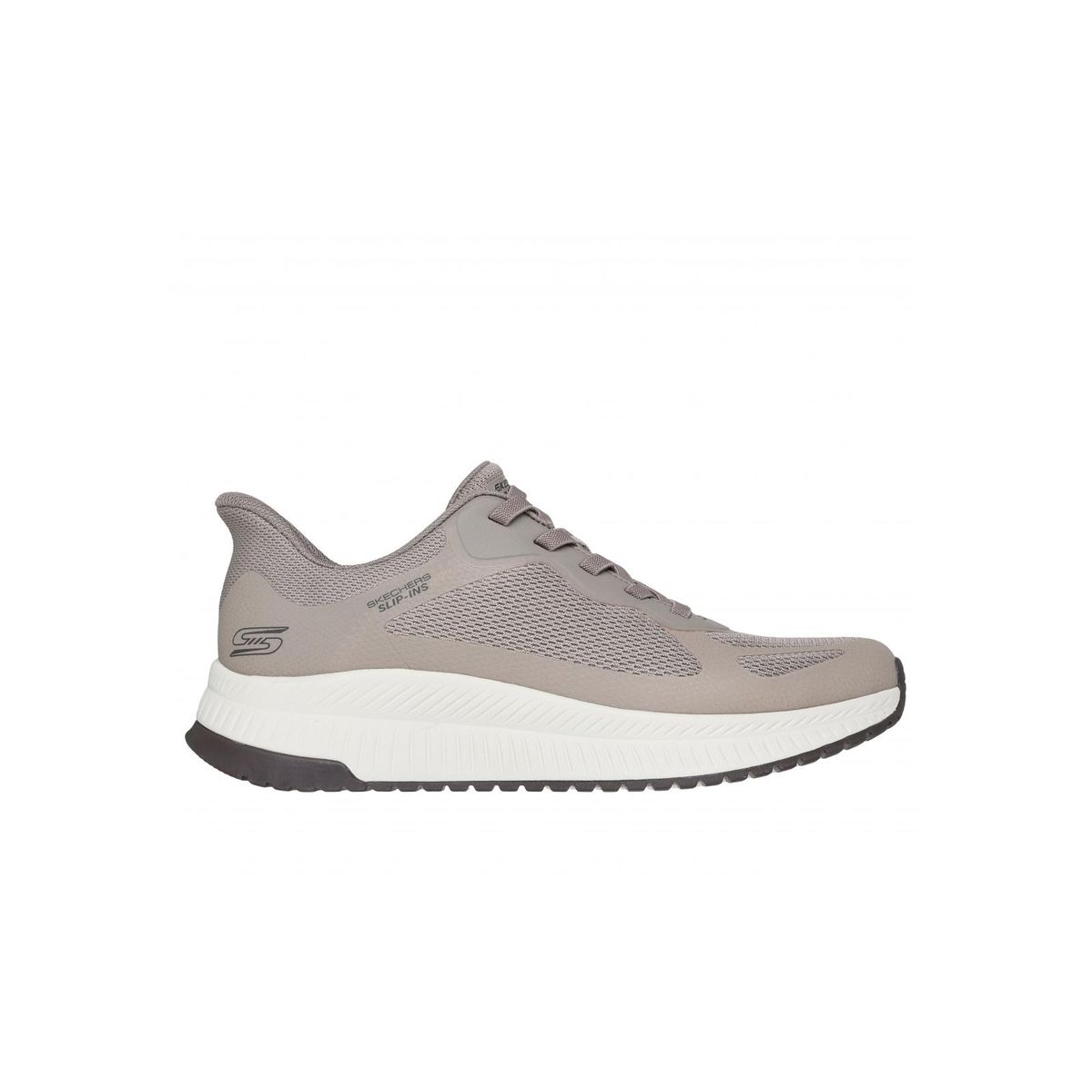 SKECHERS - Zapatillas Hombre Slipins BobsSportSquadChaos4 Beige Skechers